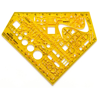 ARISTO Zeichenschablone gelb