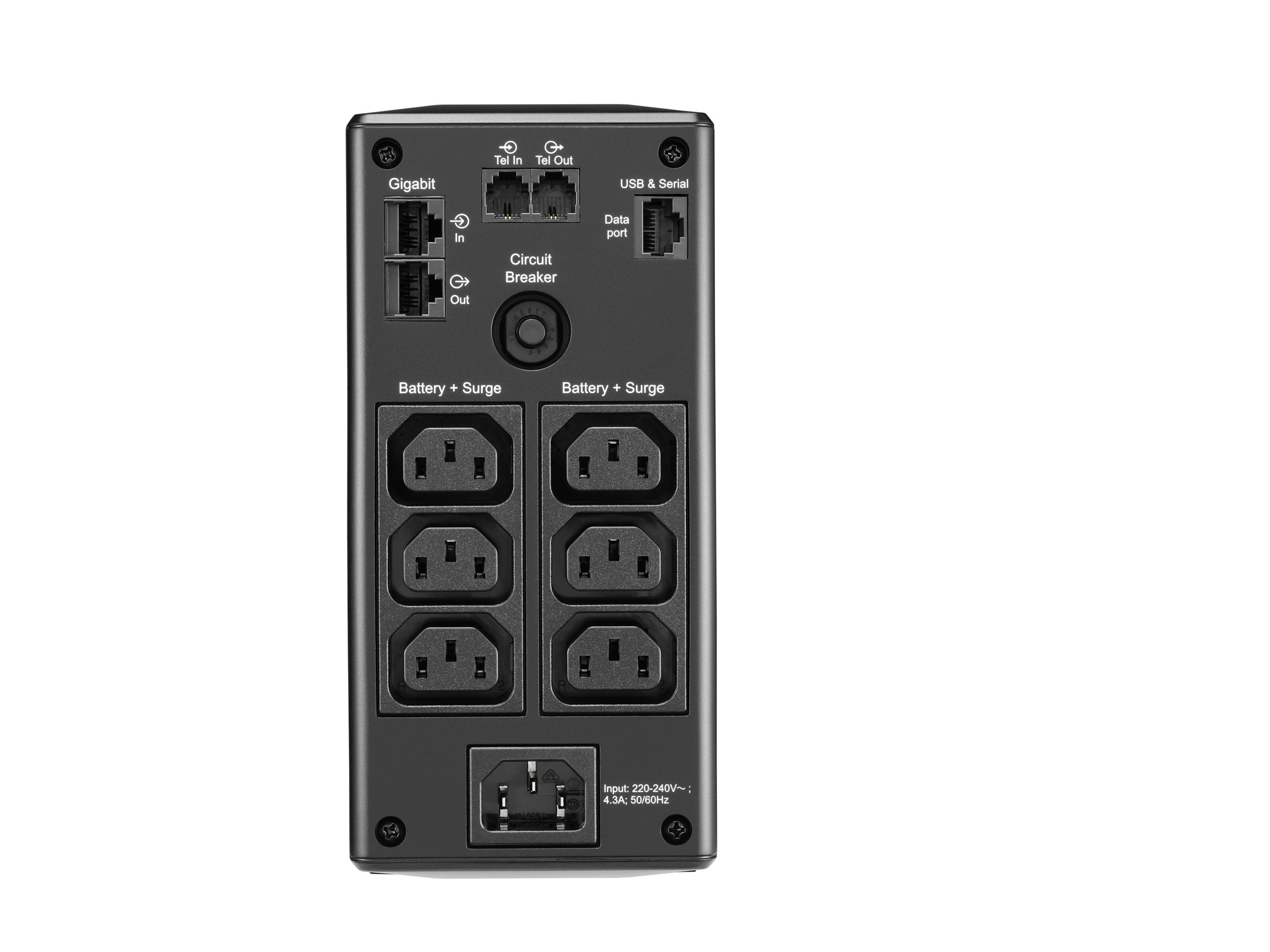 APC Back UPS Pro BR 650VA 6 Outlets AVR LCD Interface