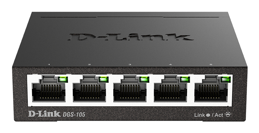 DLIN Desktop unmanaged Switch 5x101001000
