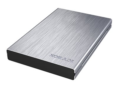ICY BOX IB-241WP Gehaeuse mit USB 3.0 fuer 6,35cm 2,5Zoll mit Schreibschutz-Schalter und Festplattenhoehe bis 9,5 mm