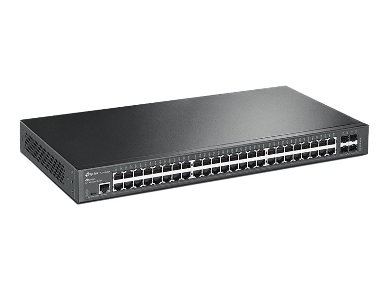 TP-LINK SG3452X Omada 48-Port Gigabit L2+ Managed Switch with 4 10GE SFP+ Slots TP-LINK SG3452X Omada 48-Port Gigabit L2+ Managed Switch with 4 10GE SFP+ Slots