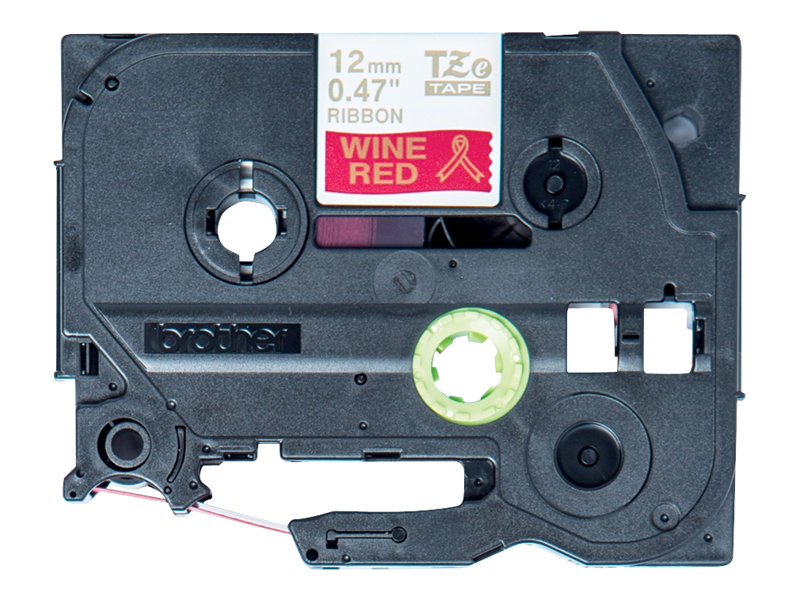 TZERW34 BROTHER PTOUCH 12mm GOLD-WEINROT
