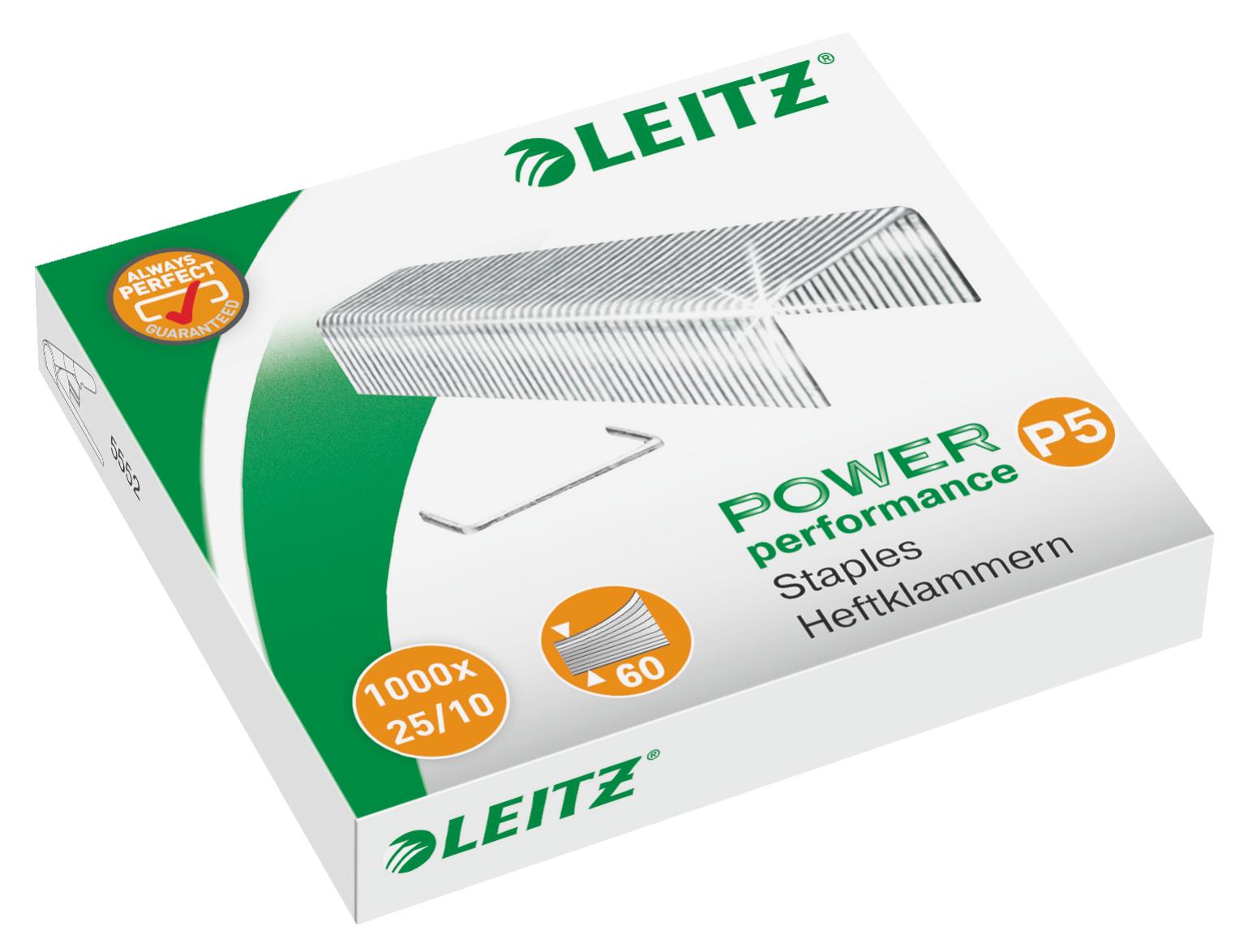 LEITZ Heftklammern 5574 2510, 1000 St