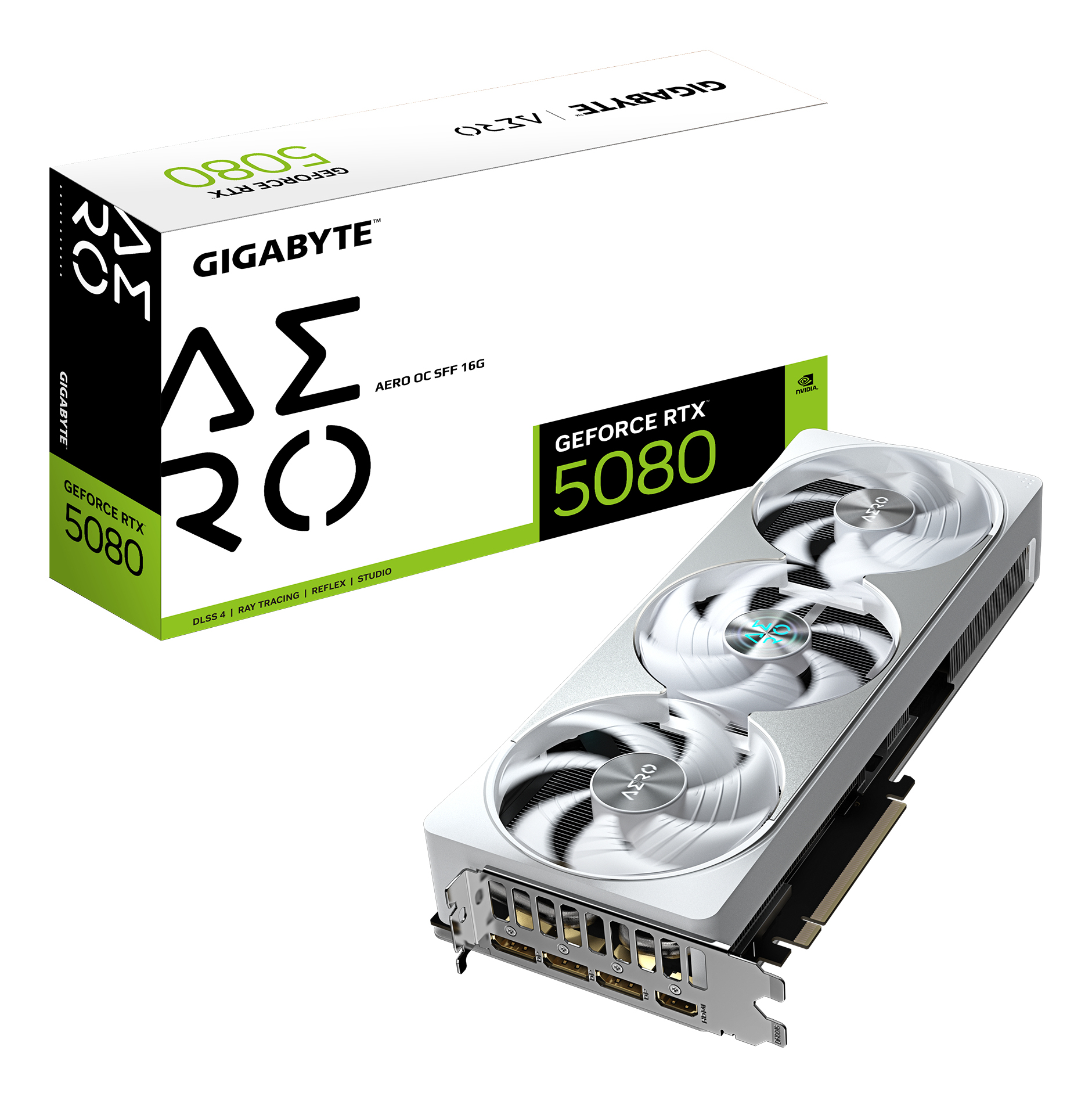 Gigabyte RTX5080 AERO OC 16GB GDDR7 HDMI 3xDP