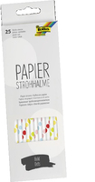 25 folia Strohhalme BOLD DOTS farbsortiert 25 folia Strohhalme BOLD DOTS farbsortiert
