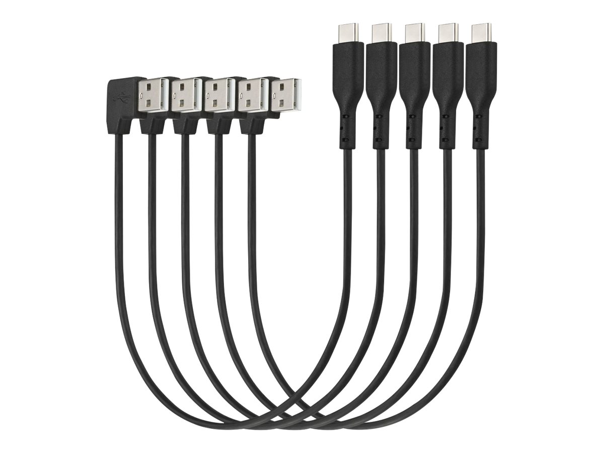 KENSINGTON Charge & Sync USB-A auf USB-C Kabel 5er Pack