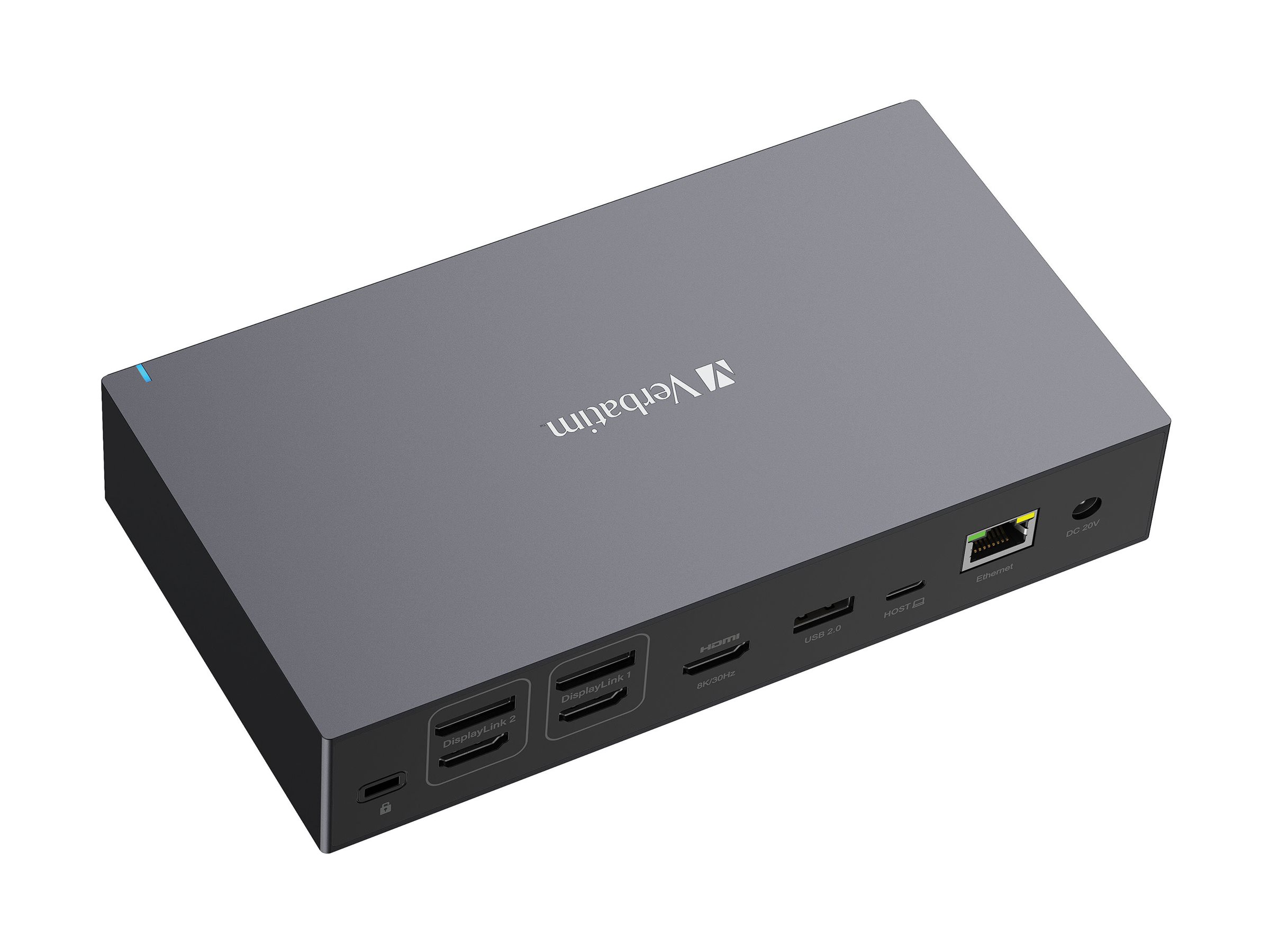 Verbatim USB-C Pro Dockingstation CDS-17 mit HDMI/4K/RJ45/USB-A/USB-C/SD