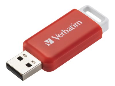 Verbatim USB-Stick 2.0 DataBar 16GB rot