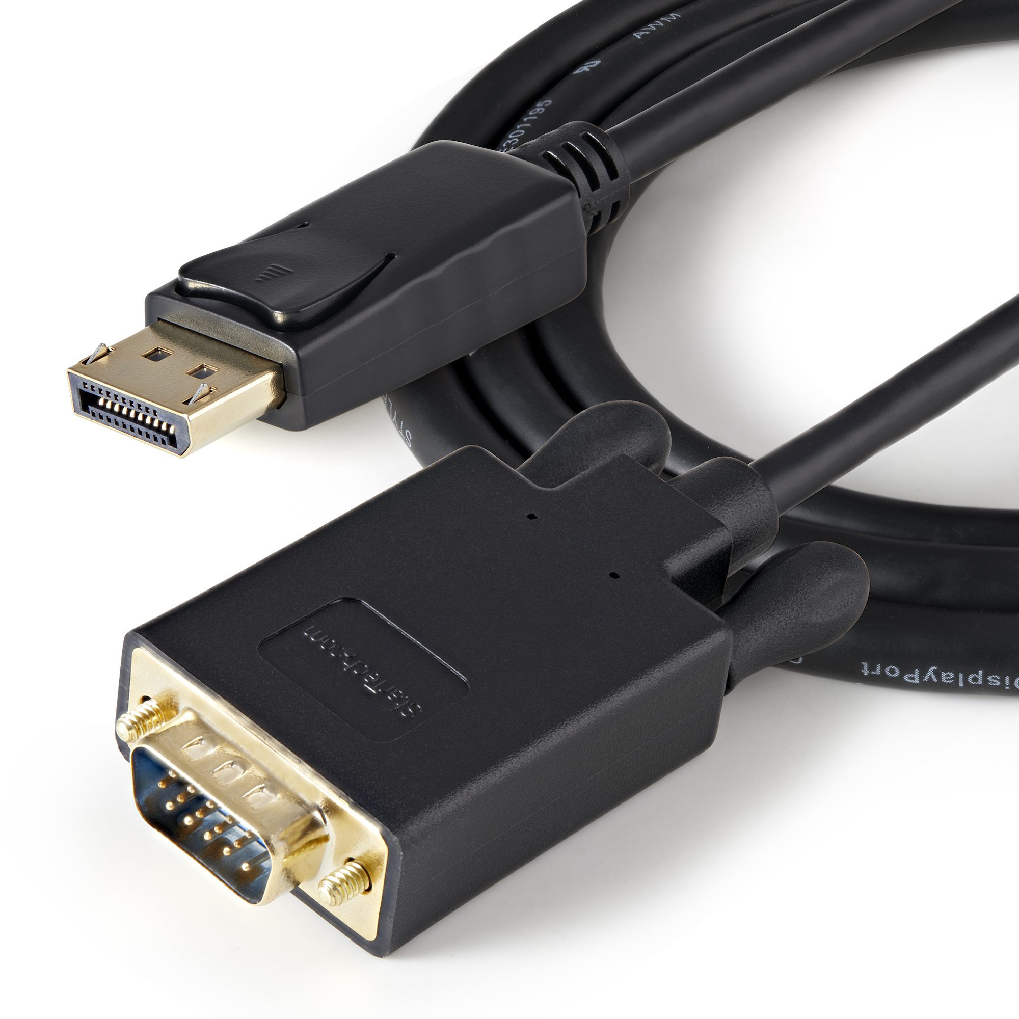 STARTECHCOM DP2VGAMM3B DisplayPort to VGA 3ft Active Black