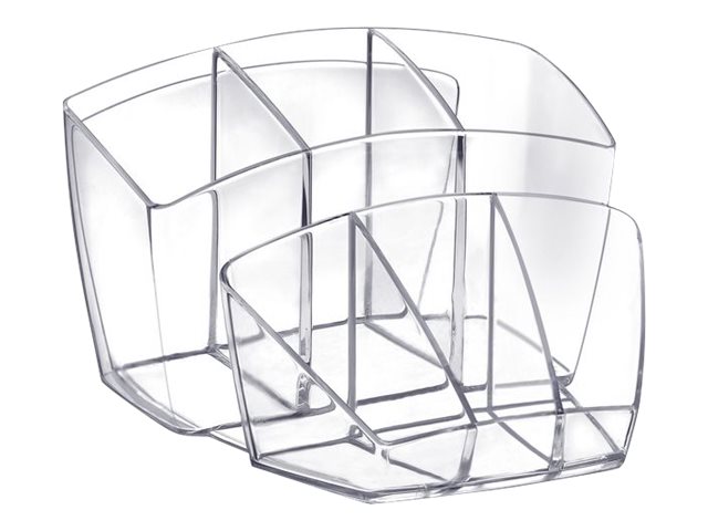 cep Stiftehalter Ice Black schwarz-transparent Polystyrol 6 FÃ¤cher 14,3 x 15,8 x 9,3 cm