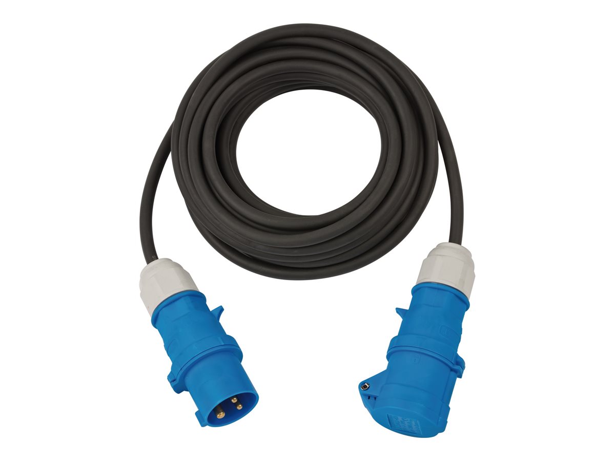 Brennenstuhl CEE Verlängerungskabel 10m CEE 230V16A H07RNF 3G15 schwarz IP44