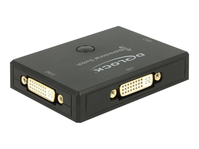 Delock Switch DVI 2 - 1 bidirektional 4k 30 Hz