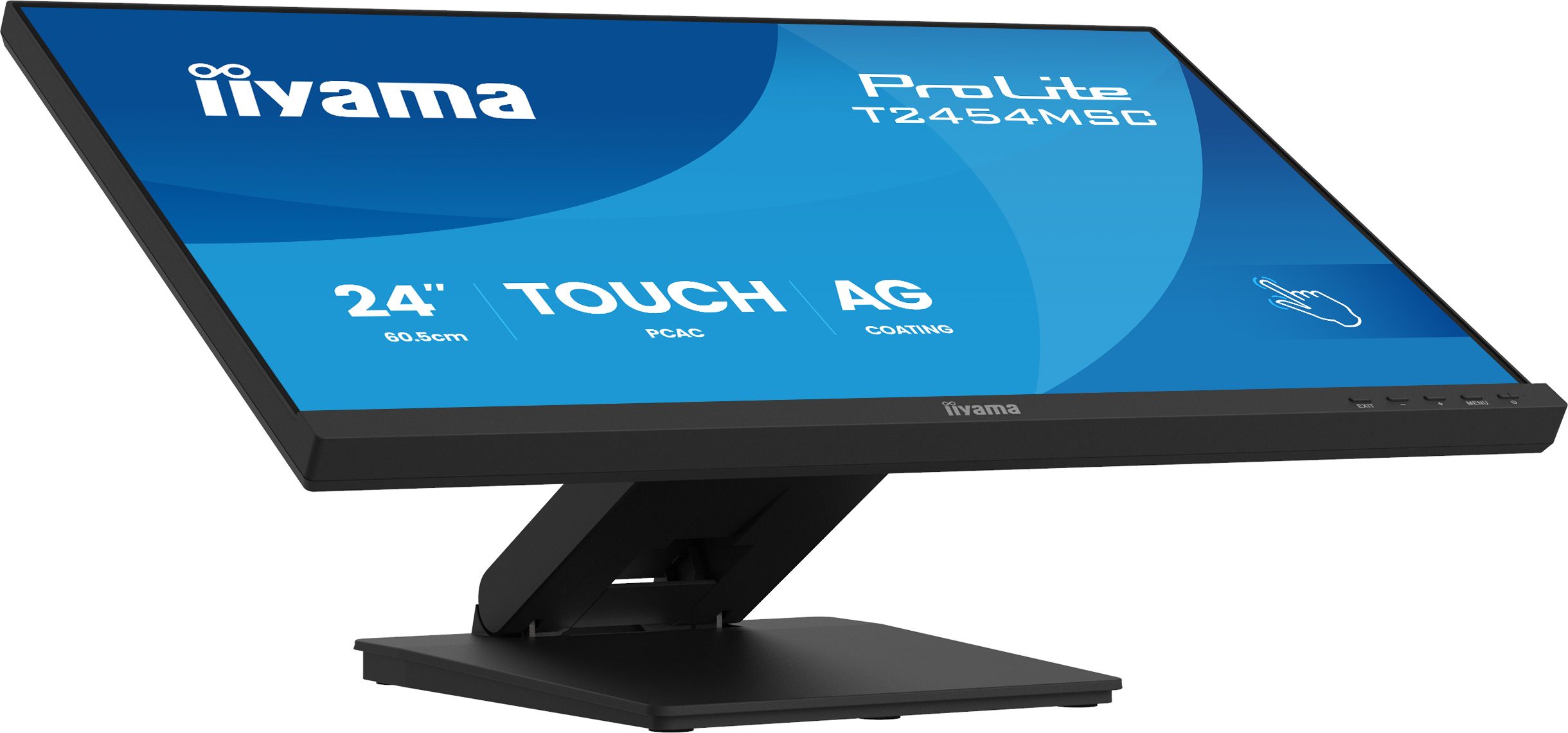 Iiyama T2454MSC-B3AG 23,8 Zoll M‑Touch HDMI DP USB