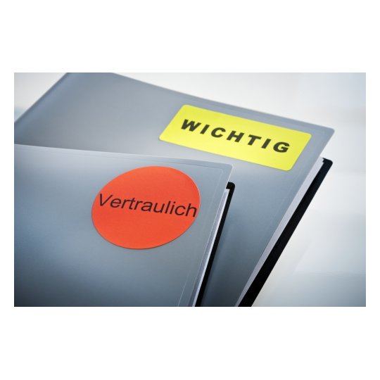 AVERY Zweckform Etiketten L600325 rot 63,5 x 29,6 mm, 25 Blatt