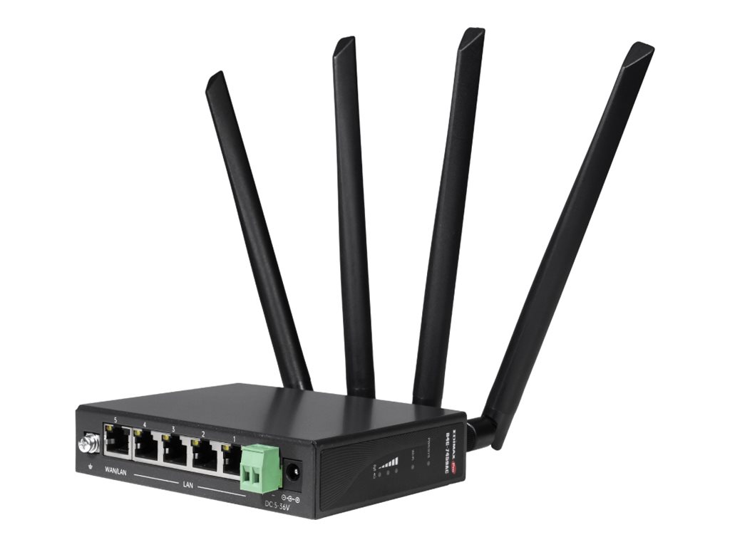 EDIMAX WL-Router D4G-7459AC (Industr. DIN Rail 4G LTE AC1200