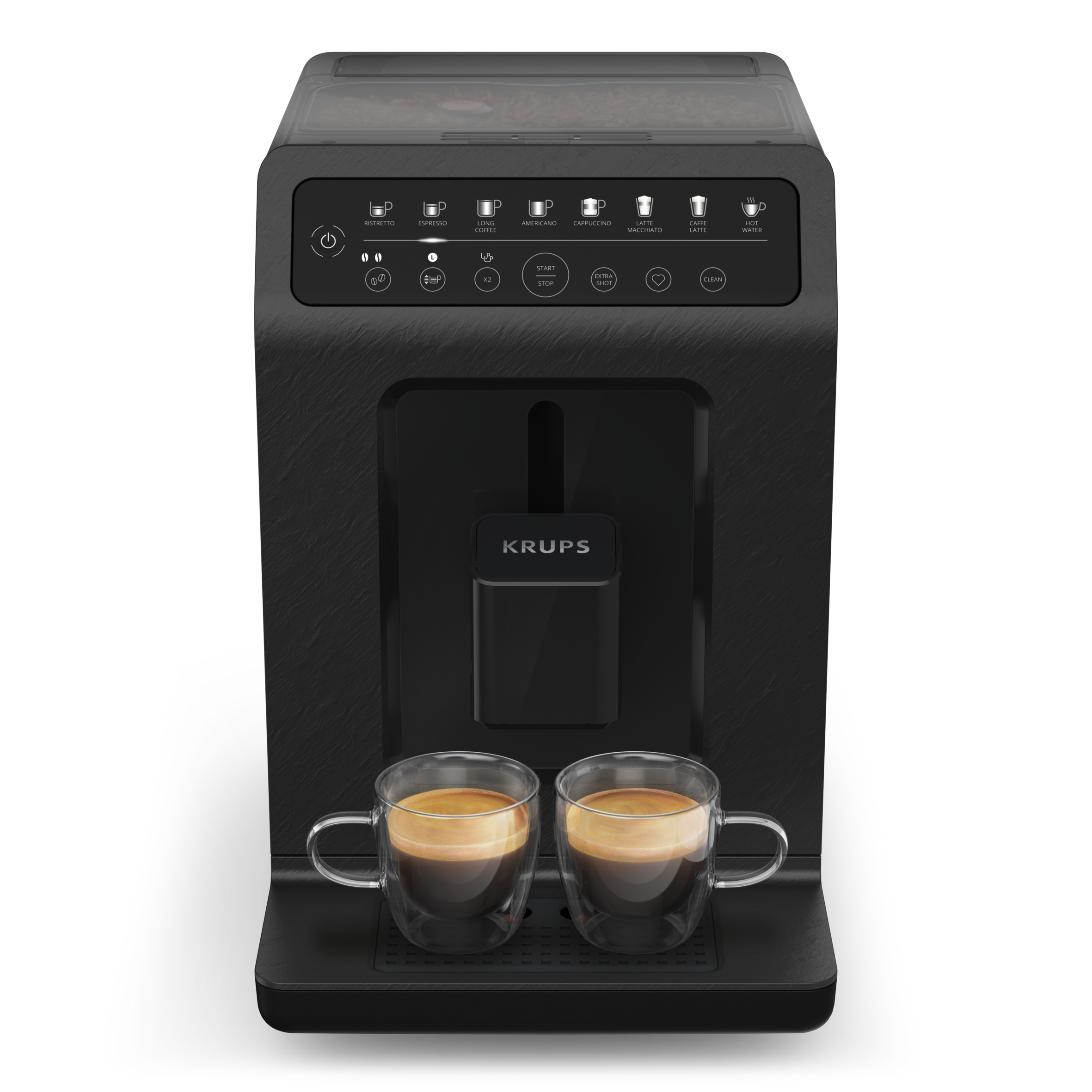 Krups Evidence EA897B10 EcoDesign Automatische Kaffeemaschine mit Cappuccinatore 15 bar