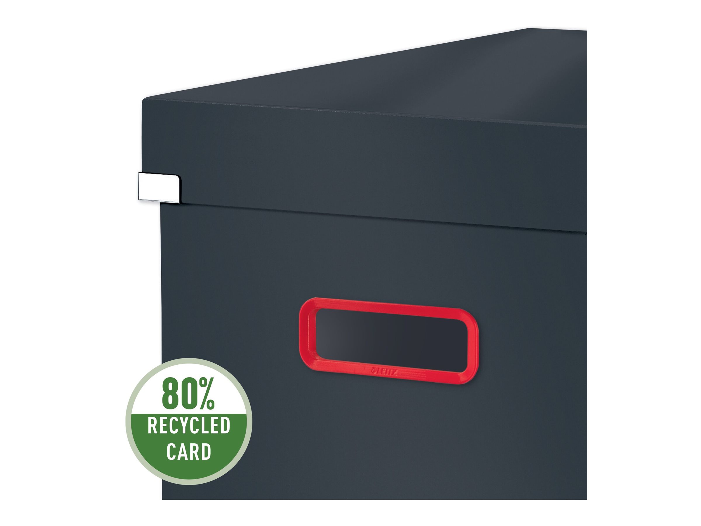 LEITZ Click & Store Cosy Aufbewahrungsbox 32,5 l grau 32,0 x 36,0 x 31,0 cm LEITZ Click & Store Cosy Aufbewahrungsbox 32,5 l grau 32,0 x 36,0 x 31,0 cm