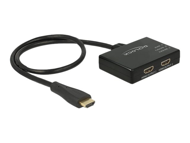 Delock HDMI Splitter 1 x HDMI in > 2 x HDMI out 4K Delock HDMI Splitter 1 x HDMI in > 2 x HDMI out 4K
