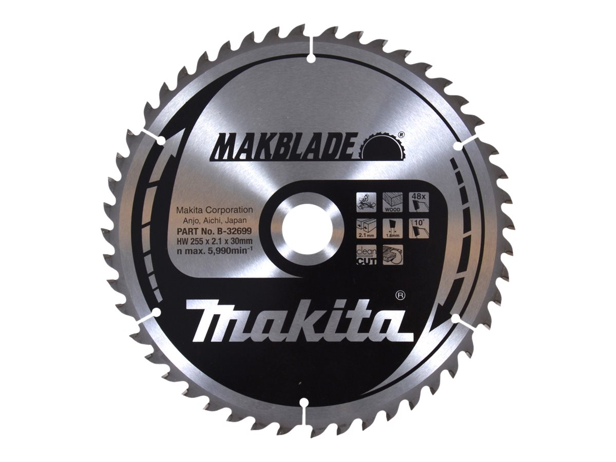 makita B-32699 Kreissägeblatt 255,0 mm, 48 Zähne makita B-32699 Kreissägeblatt 255,0 mm, 48 Zähne