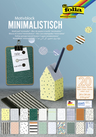 folia Motivblock Minimalistisch farbsortiert 270 g/qm 20 St. folia Motivblock Minimalistisch farbsortiert 270 g/qm 20 St.