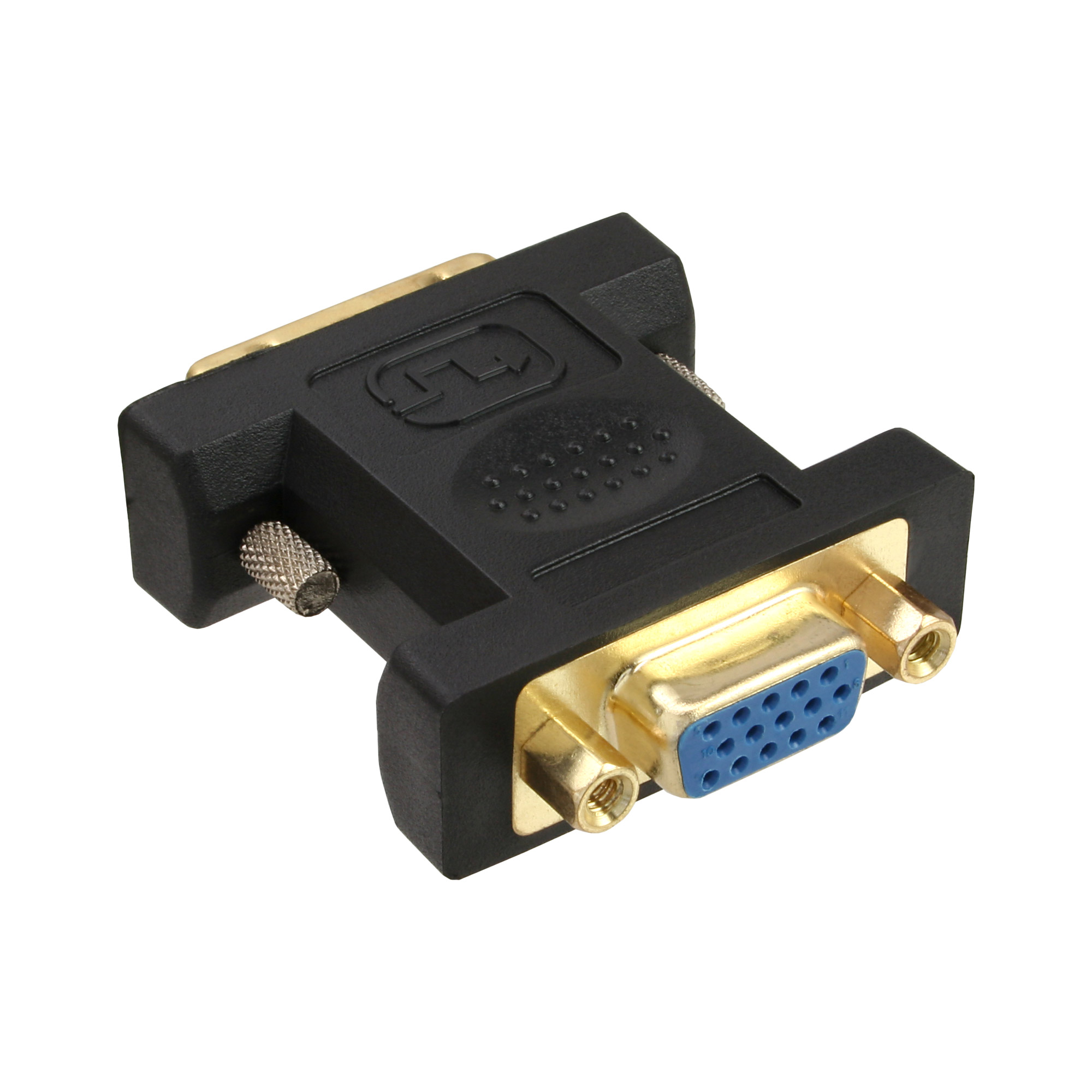 INLINE DVI-A Adapter Analog 12+5 Stecker auf VGA Buchse vergoldet