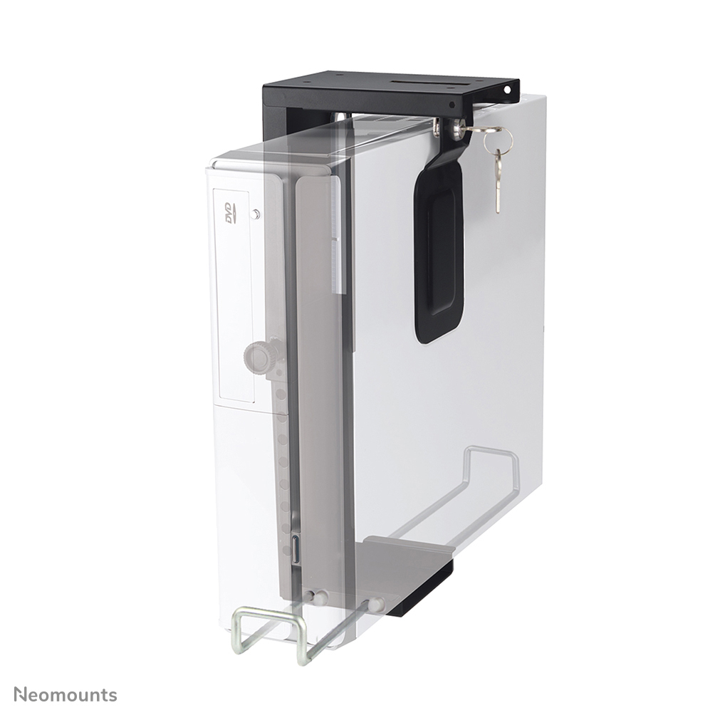 NEOMOUNTS CPUD075BLACKLK Rechnerhalter Hoehe 20 bis 36cm 7,87 bis 14,17 Zoll Breite 5 bis 10cm 1,97 bis 3,94 Toll Schlo