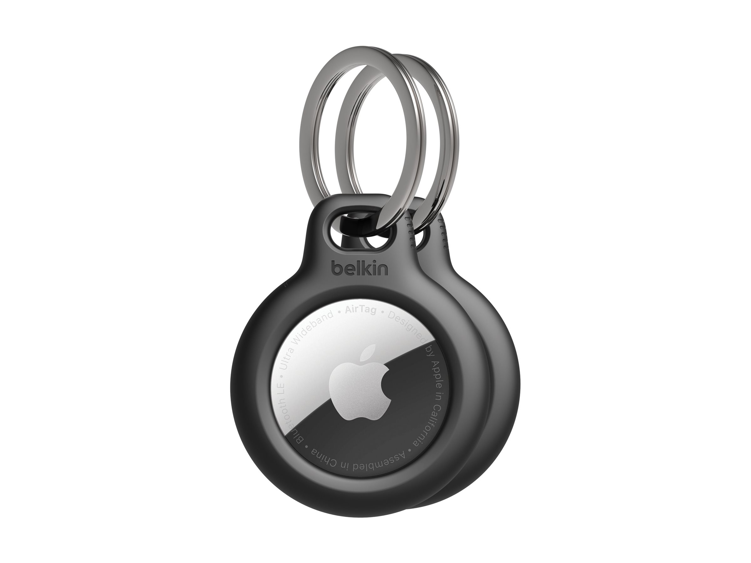 2er-Pack Secure Holder für Apple AirTag, schwarz