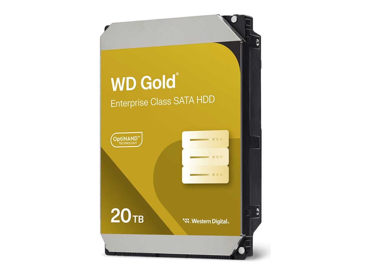 WD Gold 20TB HDD SATA 6Gb/s Enterprise 8.89cm 3.5Zoll 512MB cache