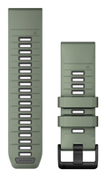 Ersatzarmband QuickFit 26mm Silikon Weidengrün/Graphit Ersatzarmband QuickFit 26mm Silikon Weidengrün/Graphit