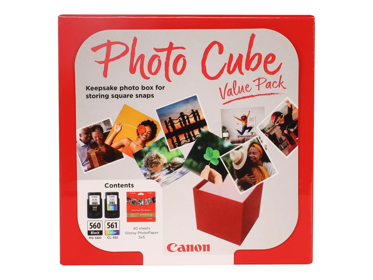 Canon PG-560 + CL-561  schwarz, color DruckkÃ¶pfe + Fotopapier, 2er-Set