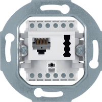 Berker UAE/TAE-Steckdose 458809 UAE8(6)/TAE6F+N polarweiss Berker UAE/TAE-Steckdose 458809 UAE8(6)/TAE6F+N polarweiss