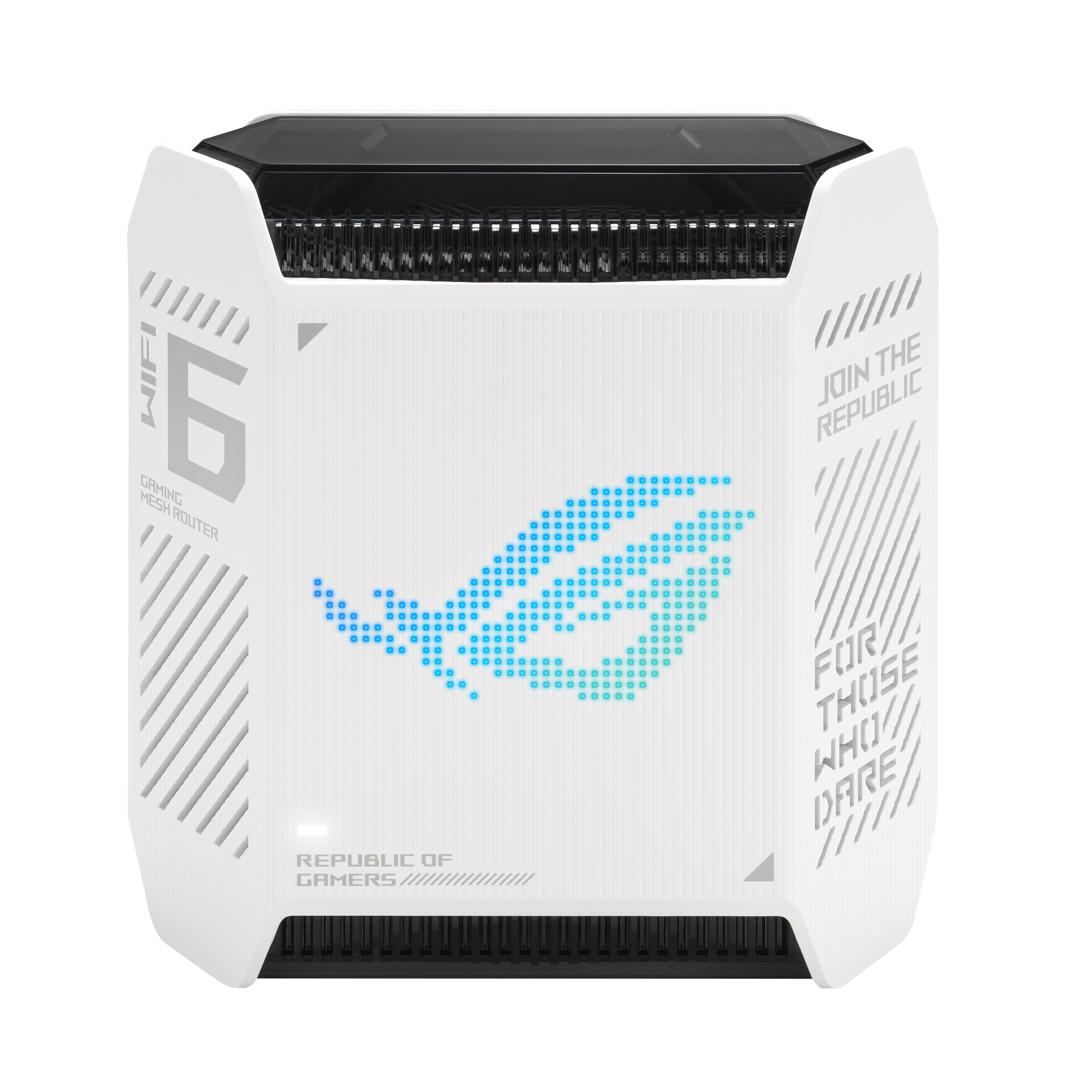 ASUS ROG Rapture GT6 WiFi 6 Mesh Router Weiss AX10000 TriBand, 3x Gigabit LAN