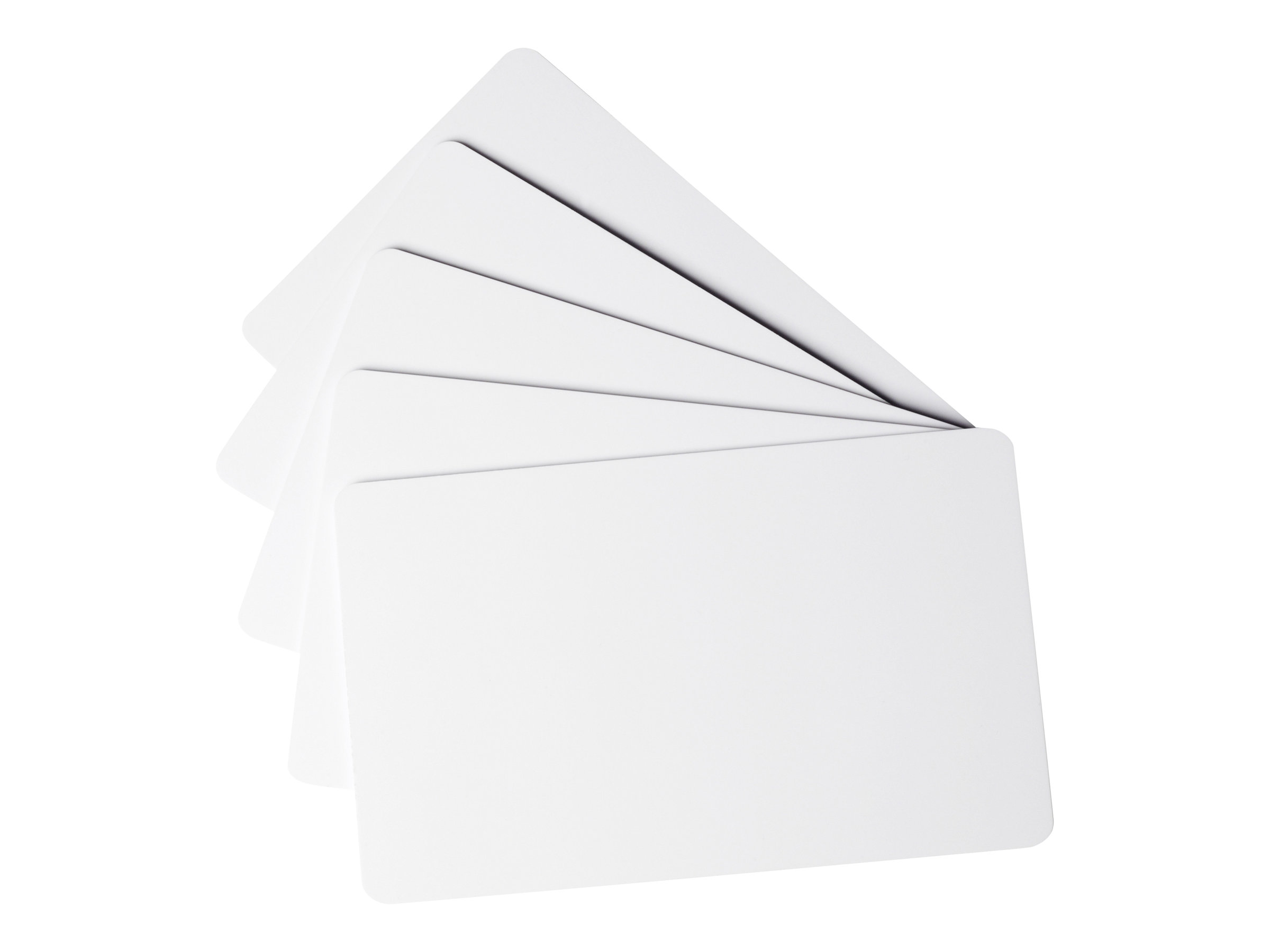 100 DURABLE DURACARD dÃ¼nn Blanko-Plastikkarten weiÃ