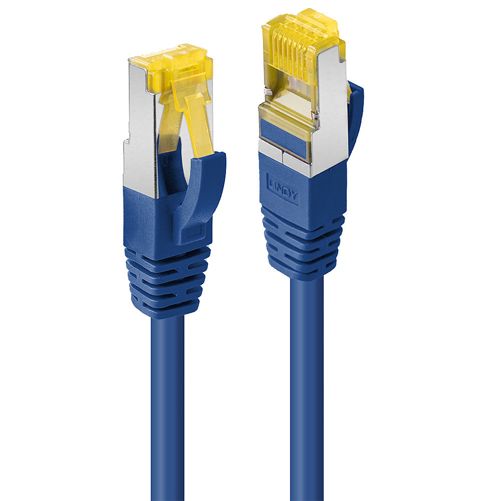 LINDY Patchkabel mit Cat.7 Rohkabel S/FTP PIMF LSOH blau 1m