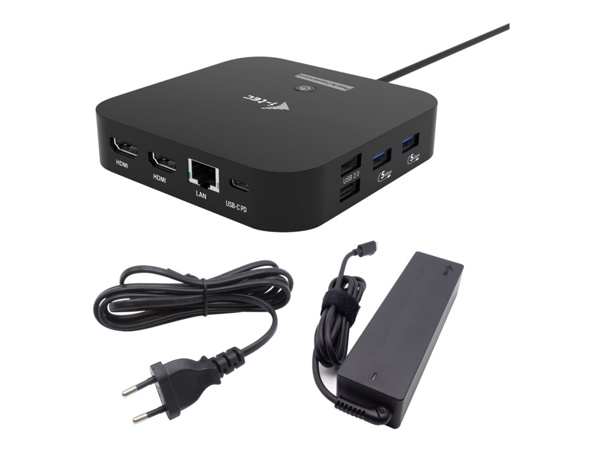 i-tec Dockingstation Dual HDMI USB‑C Gen2 100 W PD