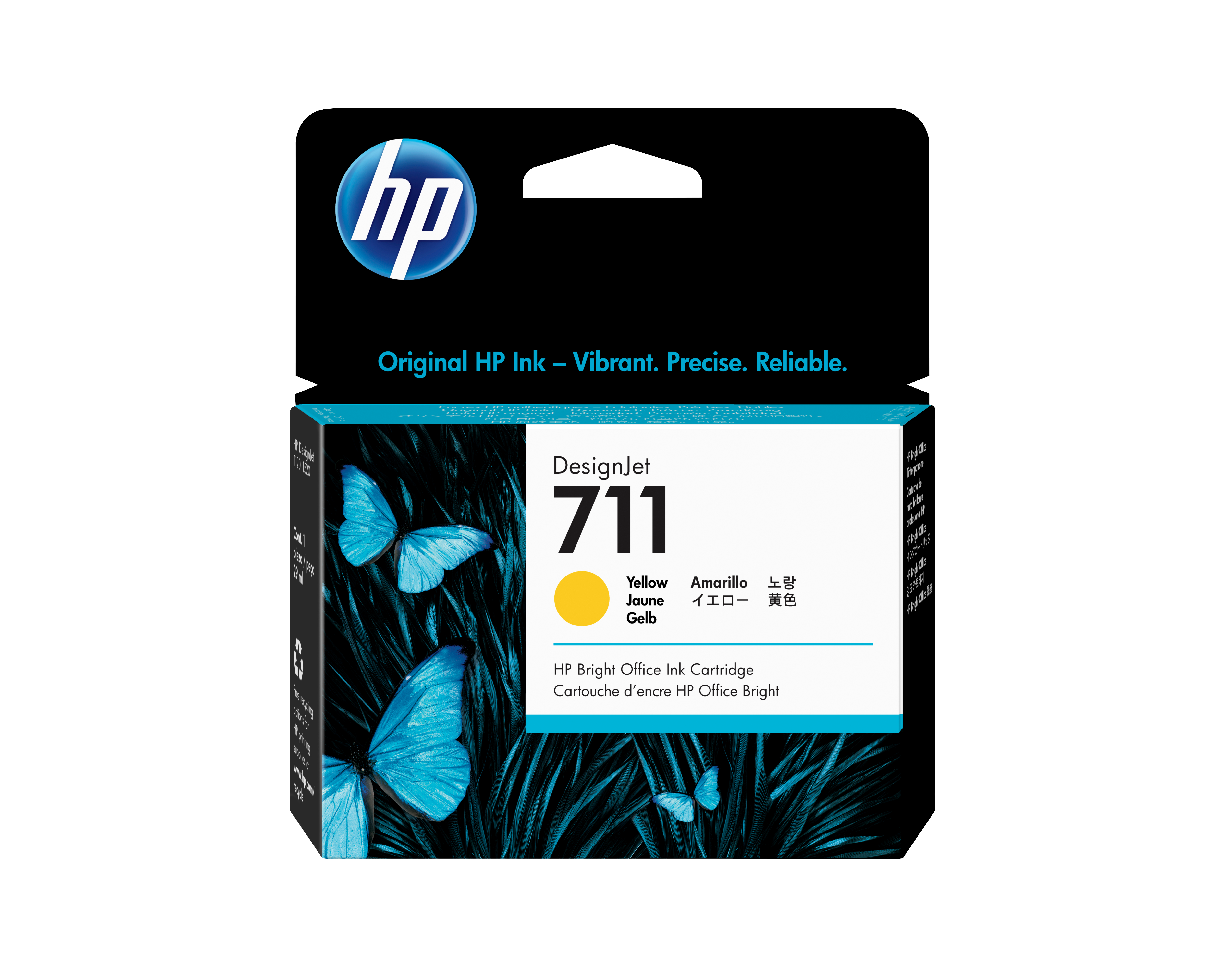 HP 711CZ132A gelb Druckerpatrone