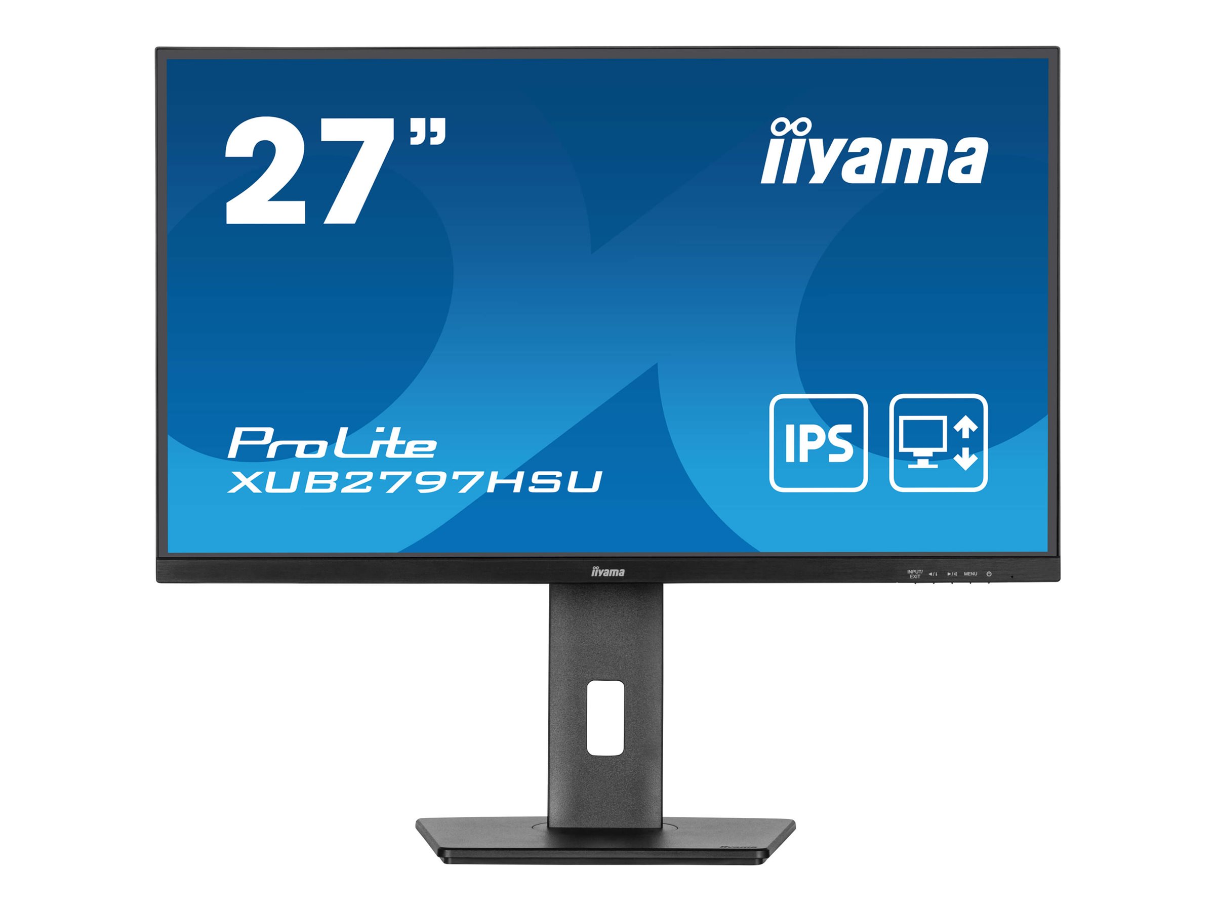 IIYAMA XUB2797HSU-B2 68,58cm 27Zoll 1920x1080 300cd/m2 1ms HDMI DP USB 5 year guarantee