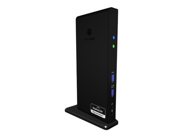 ICY BOX USB 3.0 Dual Docking Station IB-DK2241AC 1x DVI 1x HDMI 2048x1152 Px Gigabit LAN 2x USB 3.0 4x USB 2.0 Hub Audio 1xUSB BC1.2 ICY BOX USB 3.0 Dual Docking Station IB-DK2241AC 1x DVI 1x HDMI 2048x1152 Px Gigabit LAN 2x USB 3.0 4x USB 2.0 Hub Audio 1xUSB BC1.2