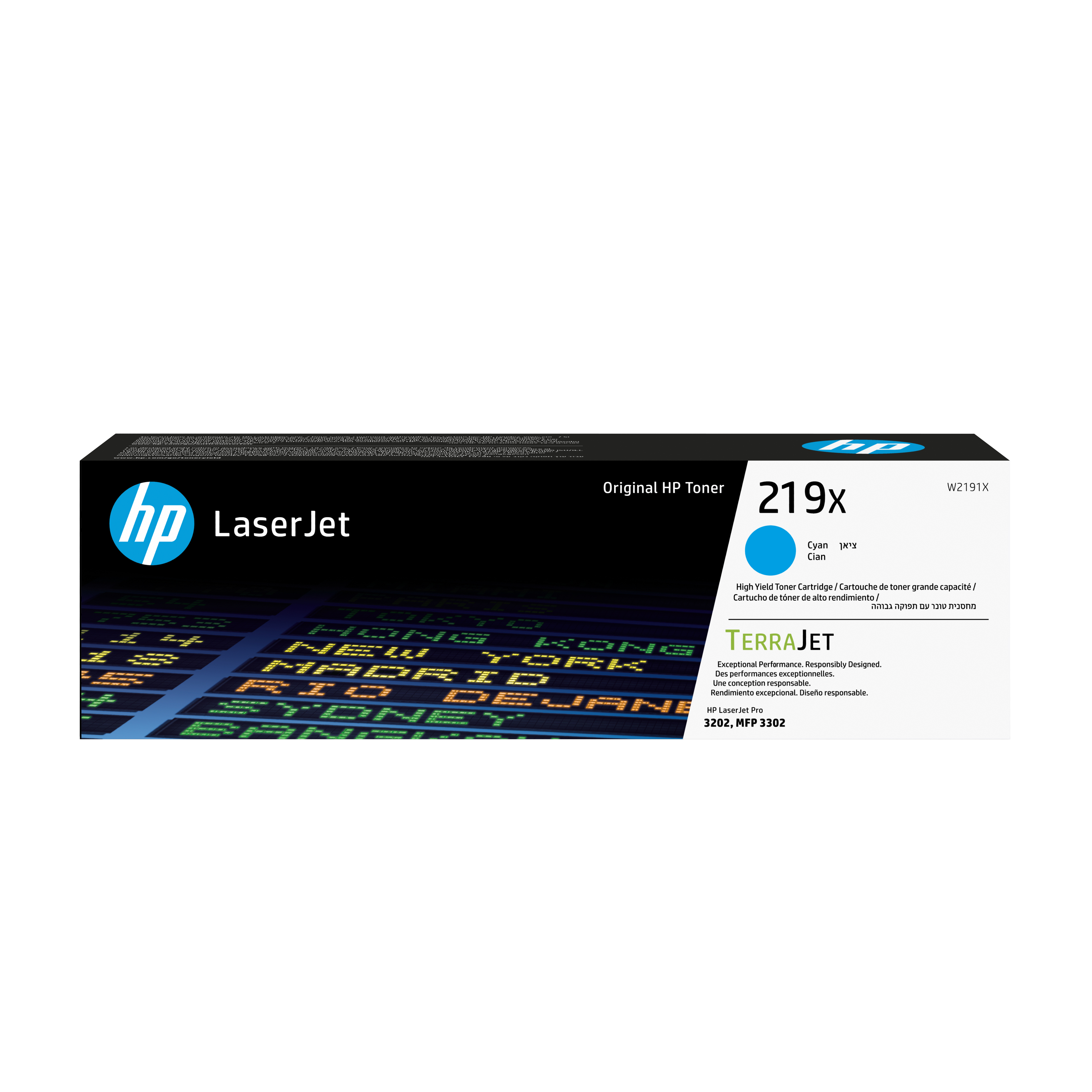 HP 219X W2191X cyan Tonerkartusche