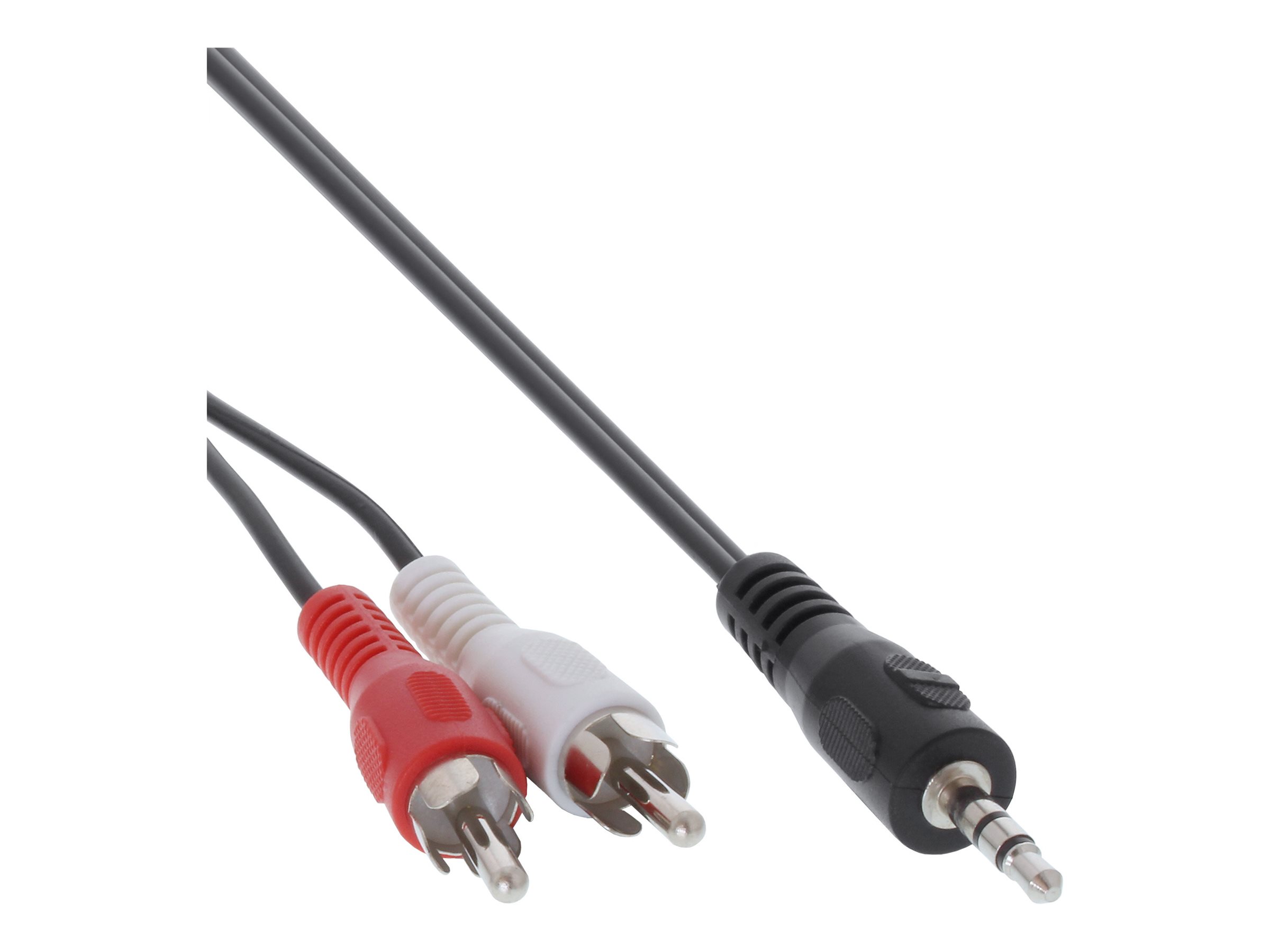 INLINE Cinch/Klinke Kabel 2x Cinch Stecker an 3.5mm Klinke Stecker 7m