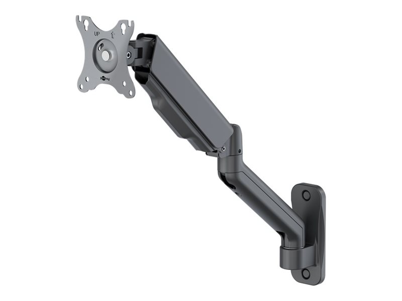 goobay MonitorHalterung 70820 schwarz fuer 1 Monitor , Wandhalterung