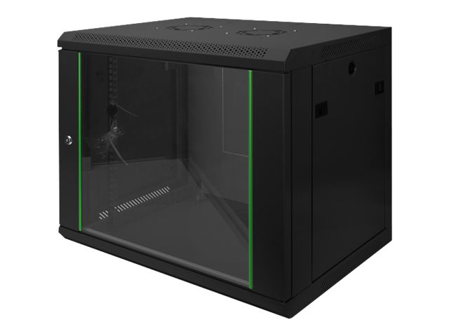 DIGITUS DN-19 09-U-EC-SW 9HE Wandgehäuse 505x600x450mm Farbe Schwarz RAL 9005
