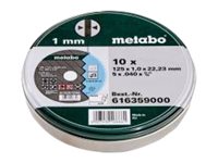 Metabo 616359000 Trennscheiben 125x1,0x22,23 Inox, 10 St?ck in Blechdose
