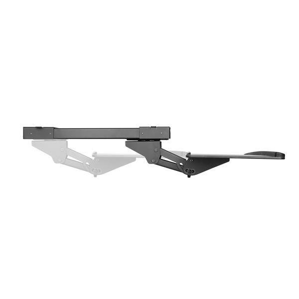 STARTECHCOM Under Desk Keyboard Tray 264in Wide Adjustable Computer Keyboard Stand Keyboard Shelf Ergonomic Keyboard Tra