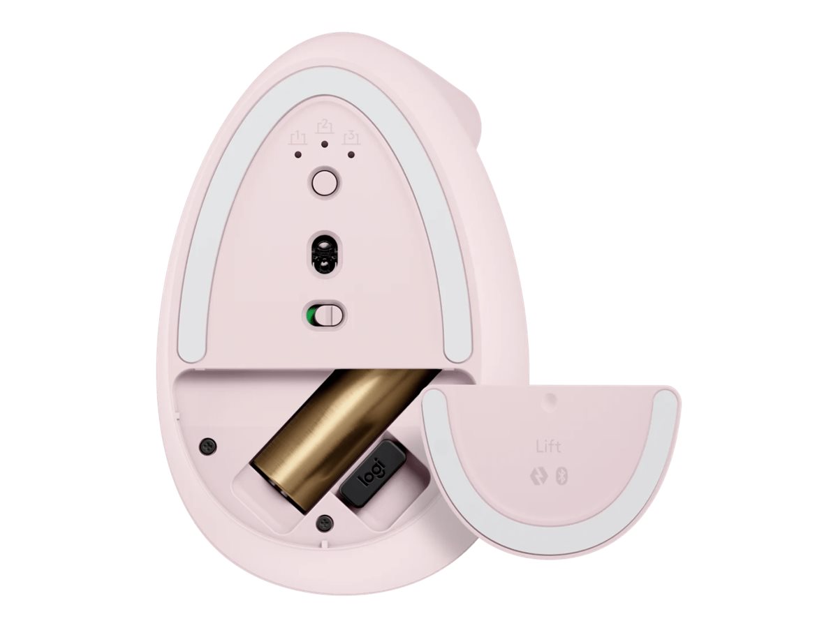 Logitech Lift Maus ergonomisch kabellos rosa Logitech Lift Maus ergonomisch kabellos rosa