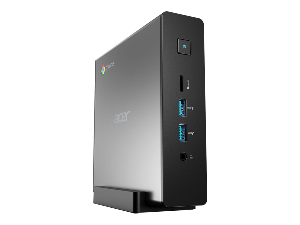 Acer Chromebox CXI4 - Mini-PC - 1 x Core i3 10110U / 2.1 GHz - RAM 8 GB - Flash - eMMC 64 GB - UHD Graphics - 1GbE - WLAN: Bluetooth 5.0, 802.11a/b/g/n/ac/ax - Chrome OS (mit Chrome Enterprise Upgrade)