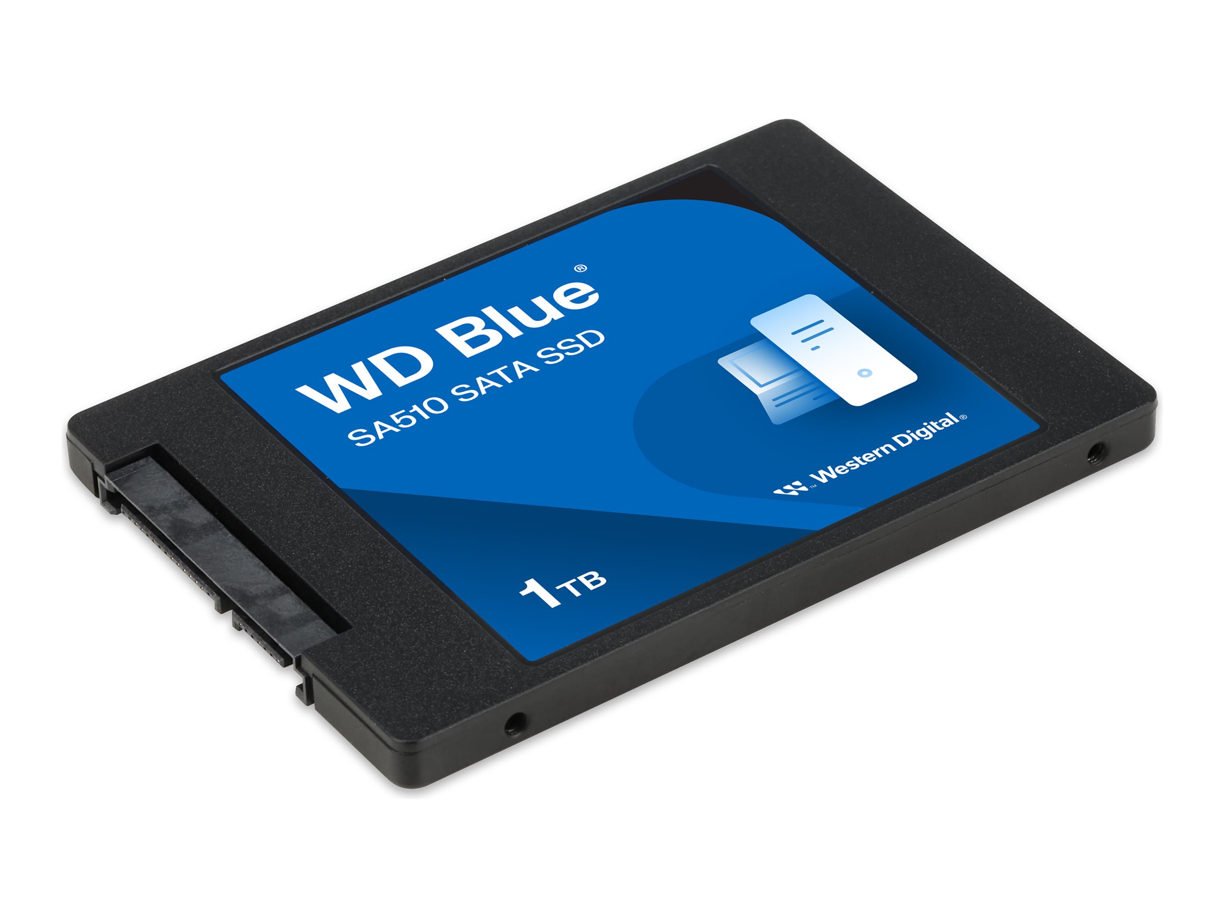 WD Blue SA510 SSD 1TB SATA III 6Gb/s cased 6,9cm 2,5Zoll 7mm internal single-packed WD Blue SA510 SSD 1TB SATA III 6Gb/s cased 6,9cm 2,5Zoll 7mm internal single-packed