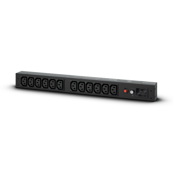 CYBERPOWER Basic Series PDU20BHVIEC12R Rack AC 200230V input IEC 60320 C20 output connectors 12 power IEC 60320 C13 1U