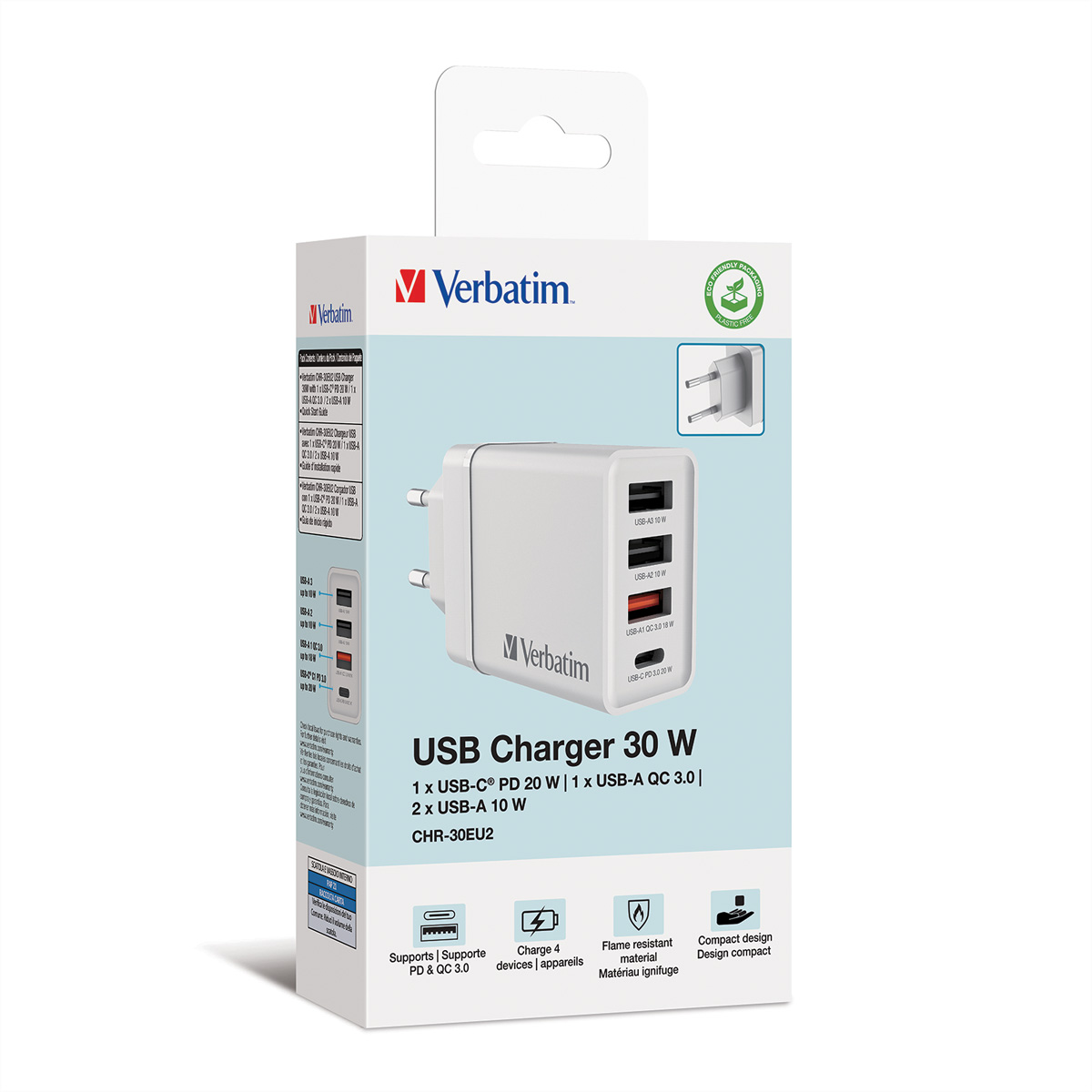 49701 VERBATIM CHR30EU USB Ladegeraet