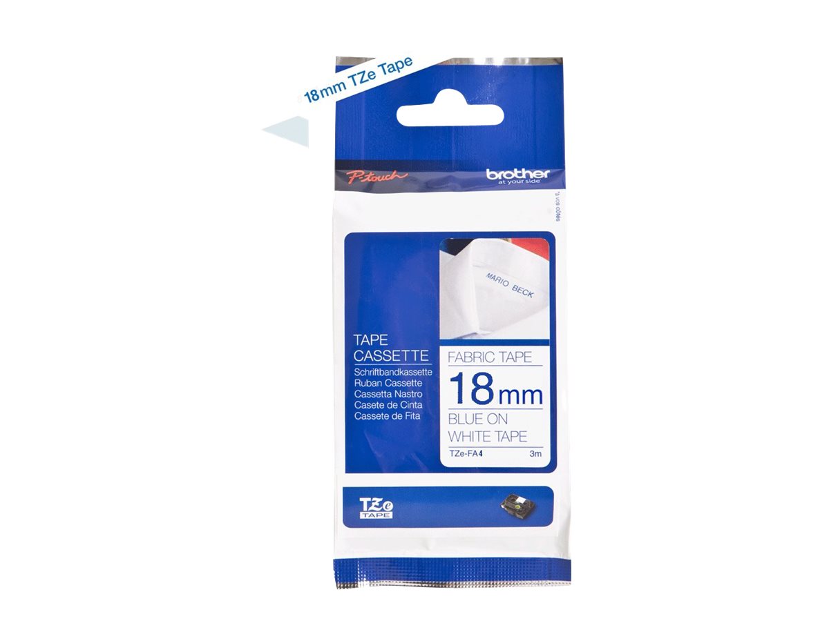 TZEFA4 BROTHER PT Aufbuegelband 18mm TZEFA4 BROTHER PT Aufbuegelband 18mm